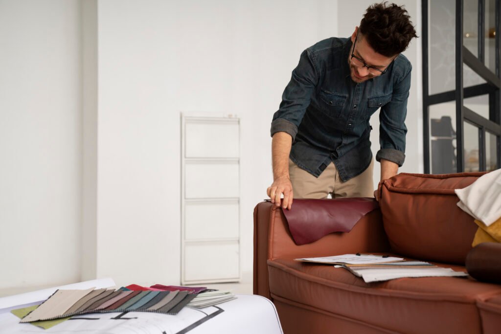 Sofa repair Al Barsha Dubai by Bayt Al Shams Furniture